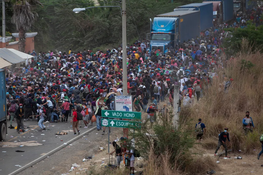 Migránskaraván, Guatemala, illegális bevándorlás, migráns, menekült 