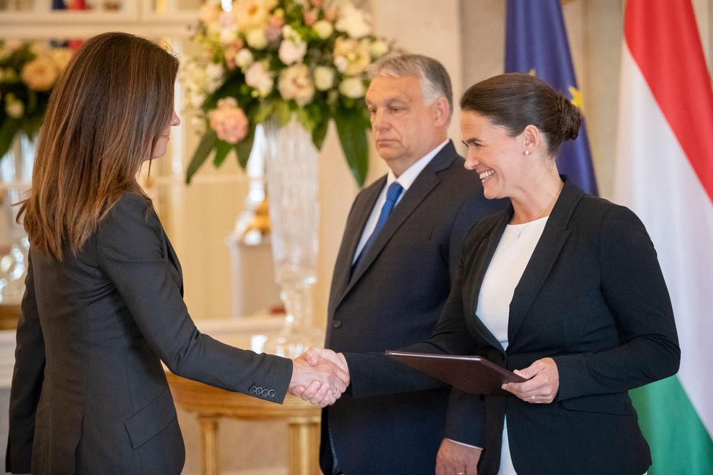 Novák Katalin, Orbán Viktor, Varga Judit, 