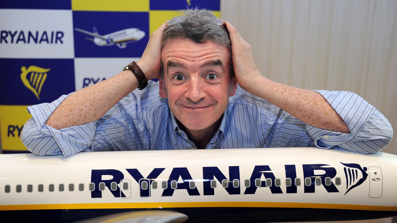 Michael O'Leary, a Ryanair ír budget légitársaság igazgatója, fapados járatok