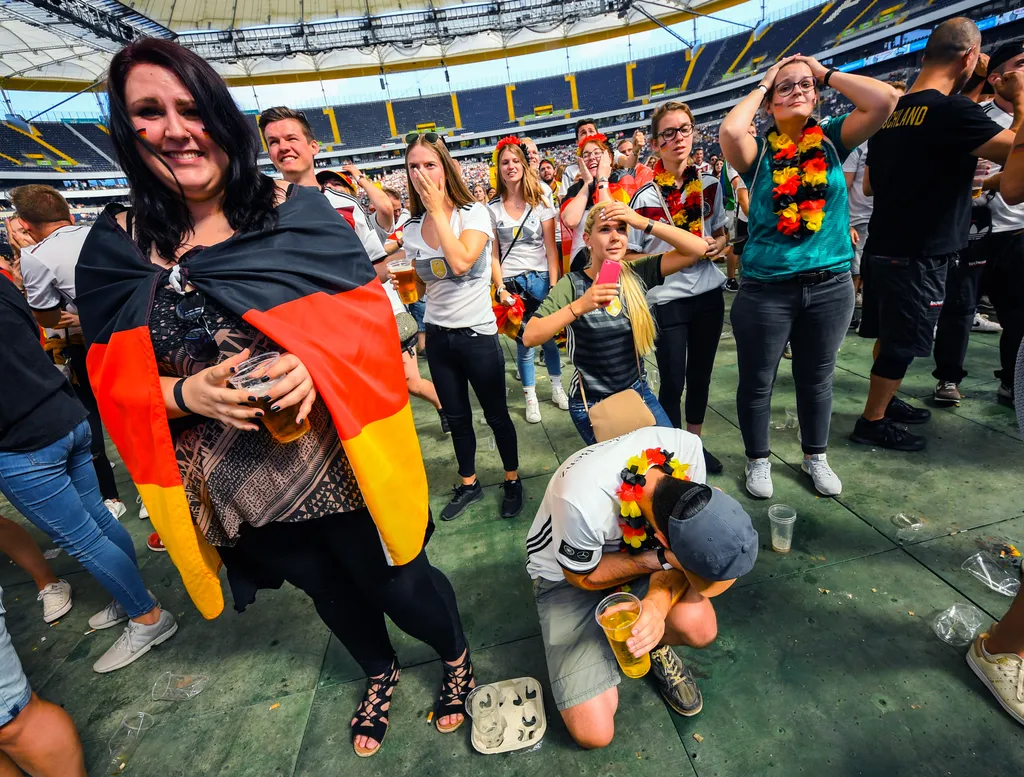 FIFA World Cup 2018- Public Viewing of the match in Germany Sports soccer SPORTS EVENT people 