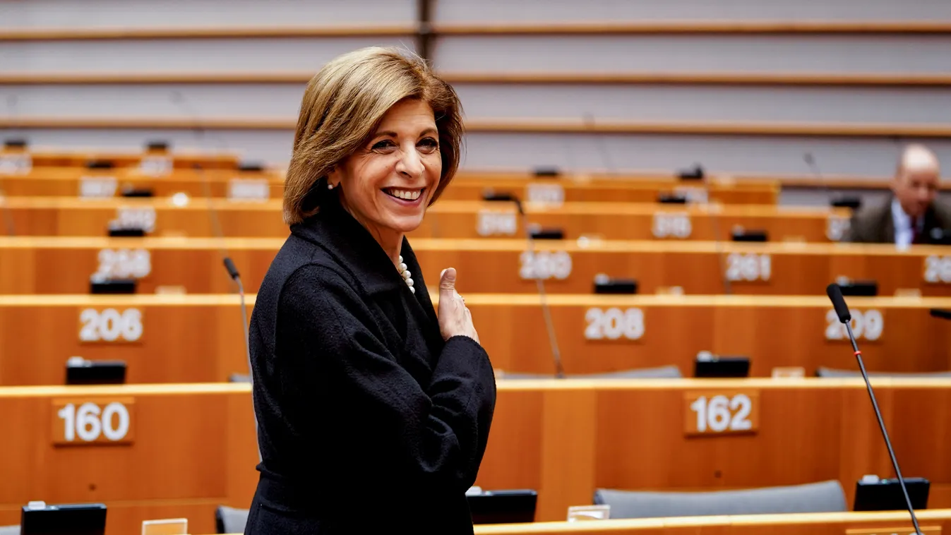 Stella Kyriakides, az Európai Bizottság ciprusi származású egészségügyért és az élelmiszerbiztonságért felelős biztosa 