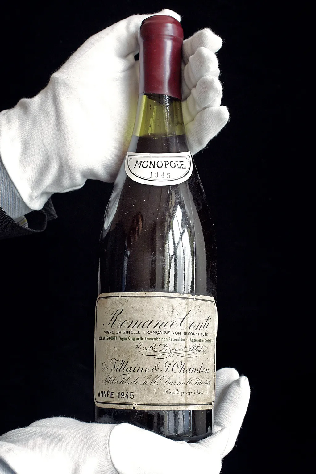 a világ 10 legdrágább szeszesitala, 1945 Romanee-Conti Wine 