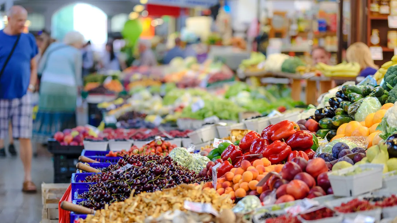 gyümölcs, zöldség, piac 