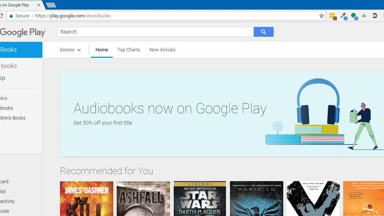 google play áruház hangoskönyv 