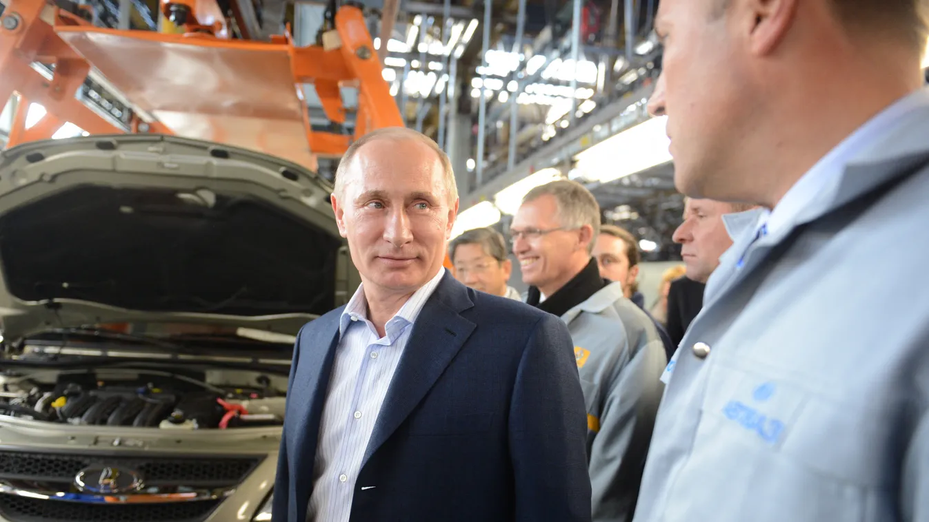 Putyin, autógyár, autó, Lada, Renault, gyár 