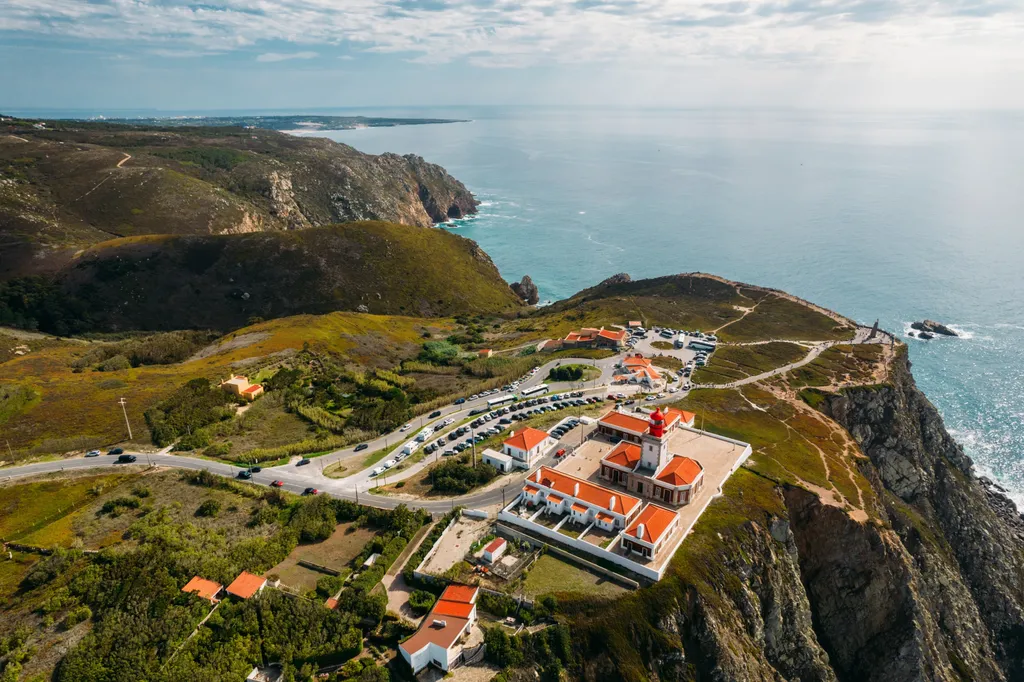 Cabo da Roca, Portugália, Szikla-fok, európai szárazföld legnyugatibb pontja, európa, portugál 