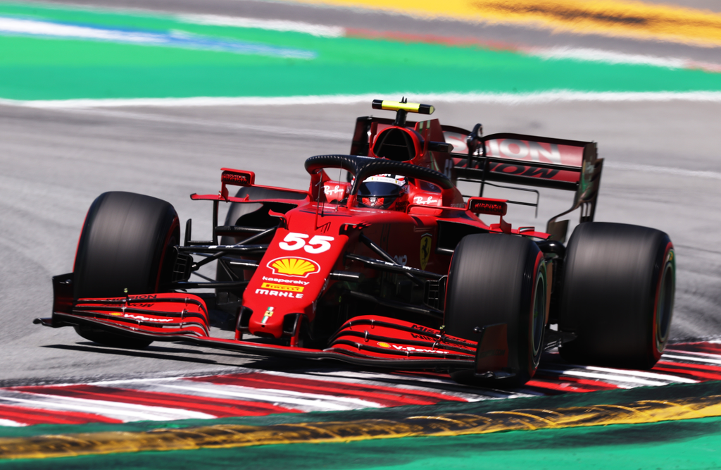Forma-1, Carlos Sainz, Ferrari, Spanyol Nagydíj 2021, szombat 