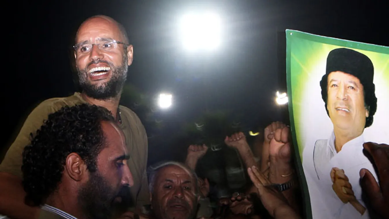 Saif al-Islam Kadhafi, Szeif al-Iszlám, Kadhafi fia, Tripoliban egy Kadhafi 