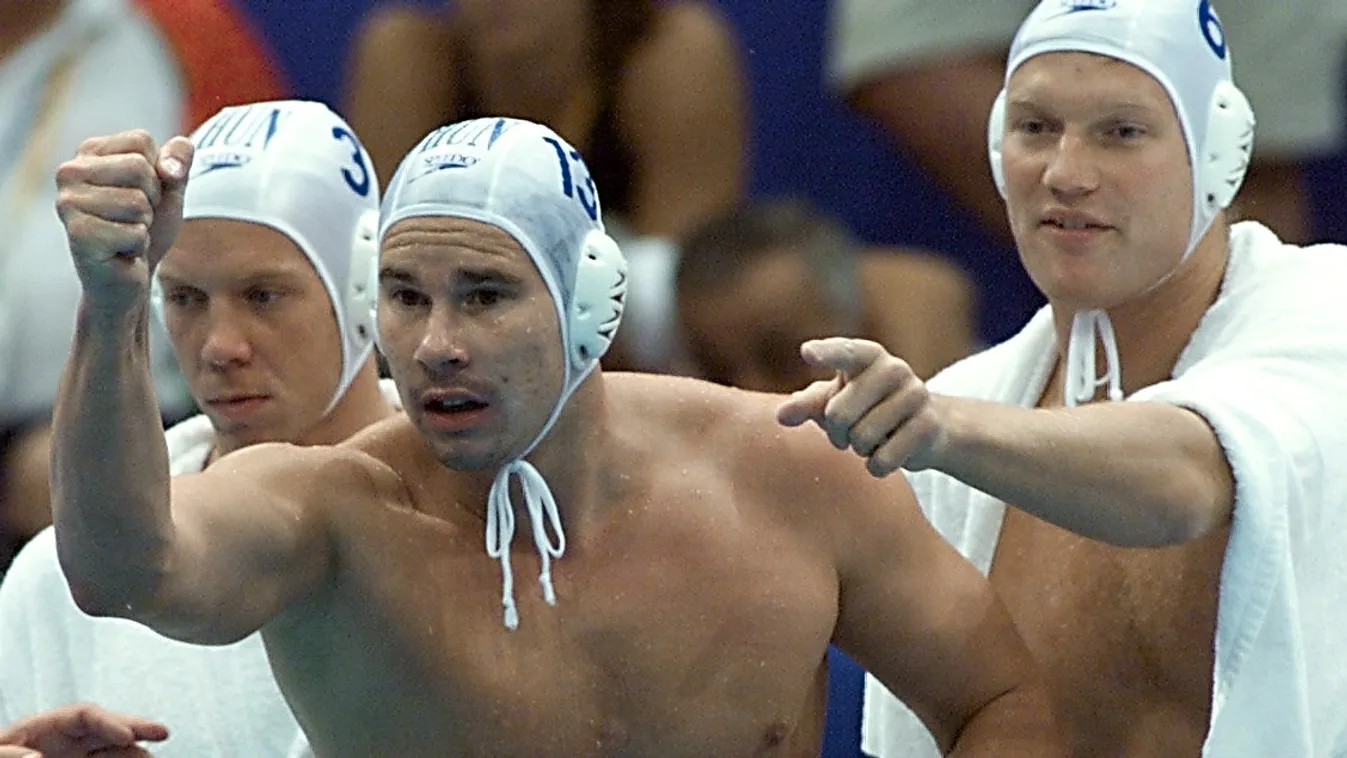 OLY2000-WPO-HUN-YUG Horizontal MAN SEMIFINAL OLYMPIC GAMES MATCH WINNER WATERPOLO JOY 