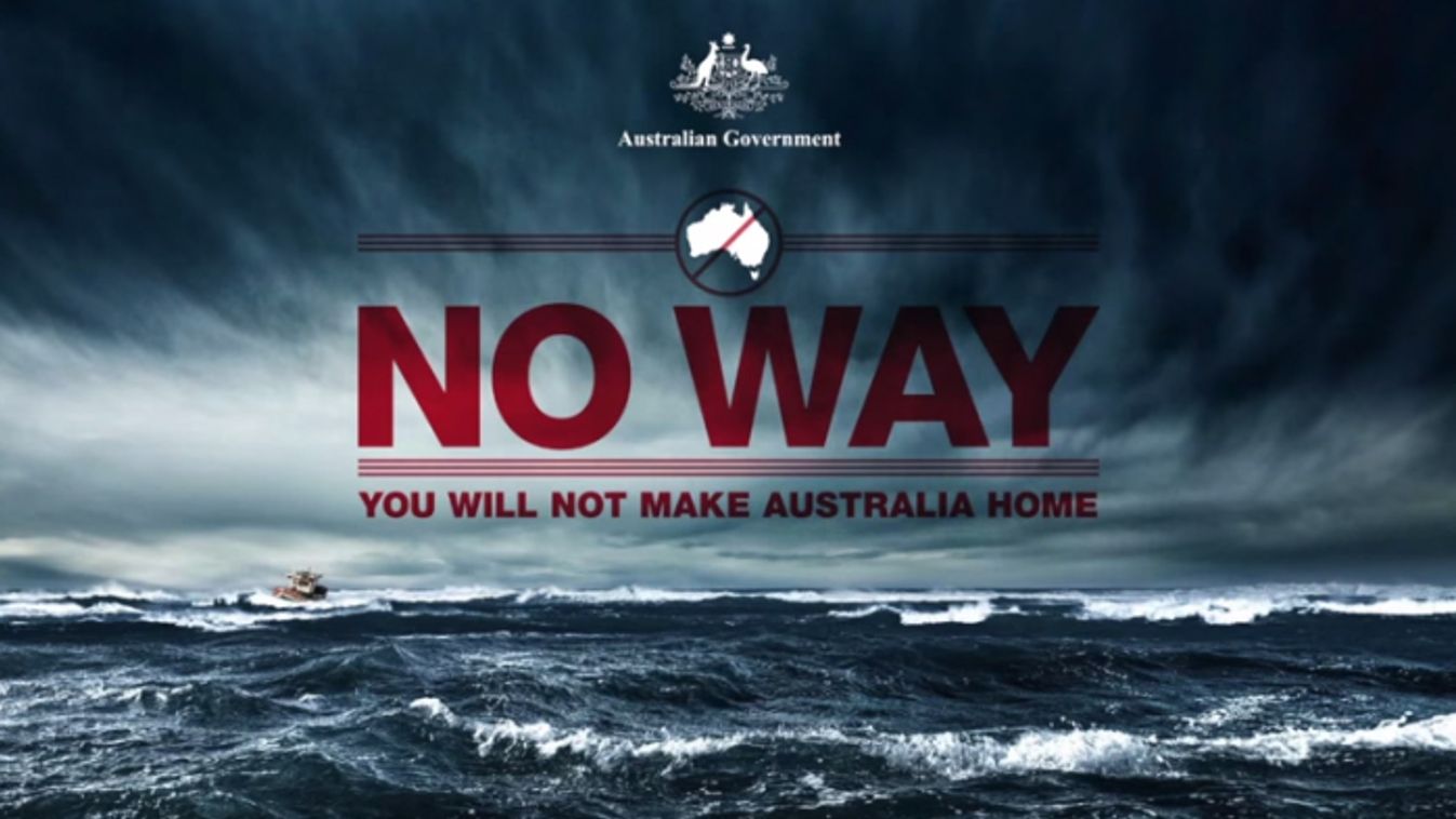 Asztrália No Way kampány plakát 