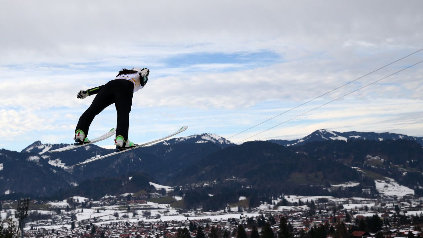 Ski Jumping World Cup in Oberstdorf - women's ski jumping SQUARE FORMAT 