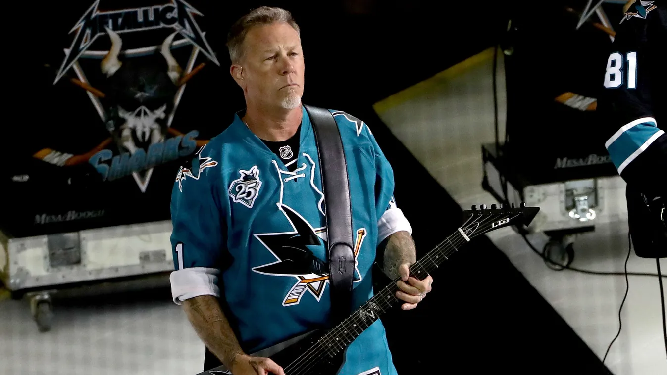 James Hetfield, Metallica, NHL, NHL-döntő, jégkorong 