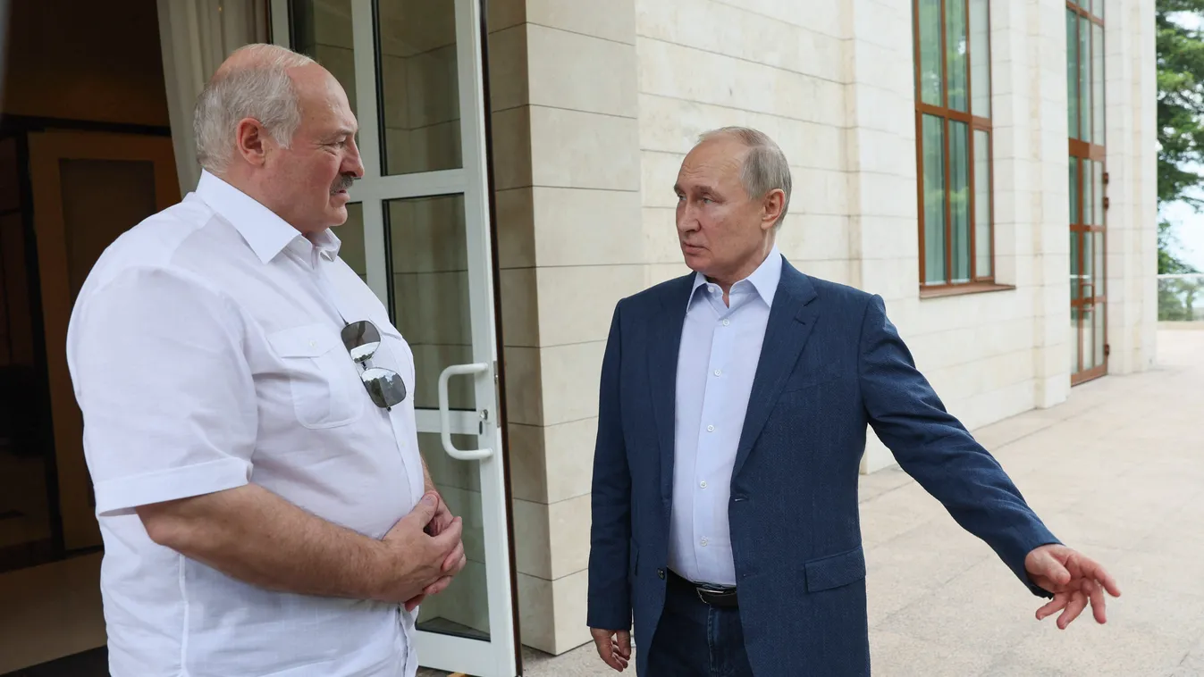 Putyin és Lukasenka találkozója Szocsiban, június 9-én 