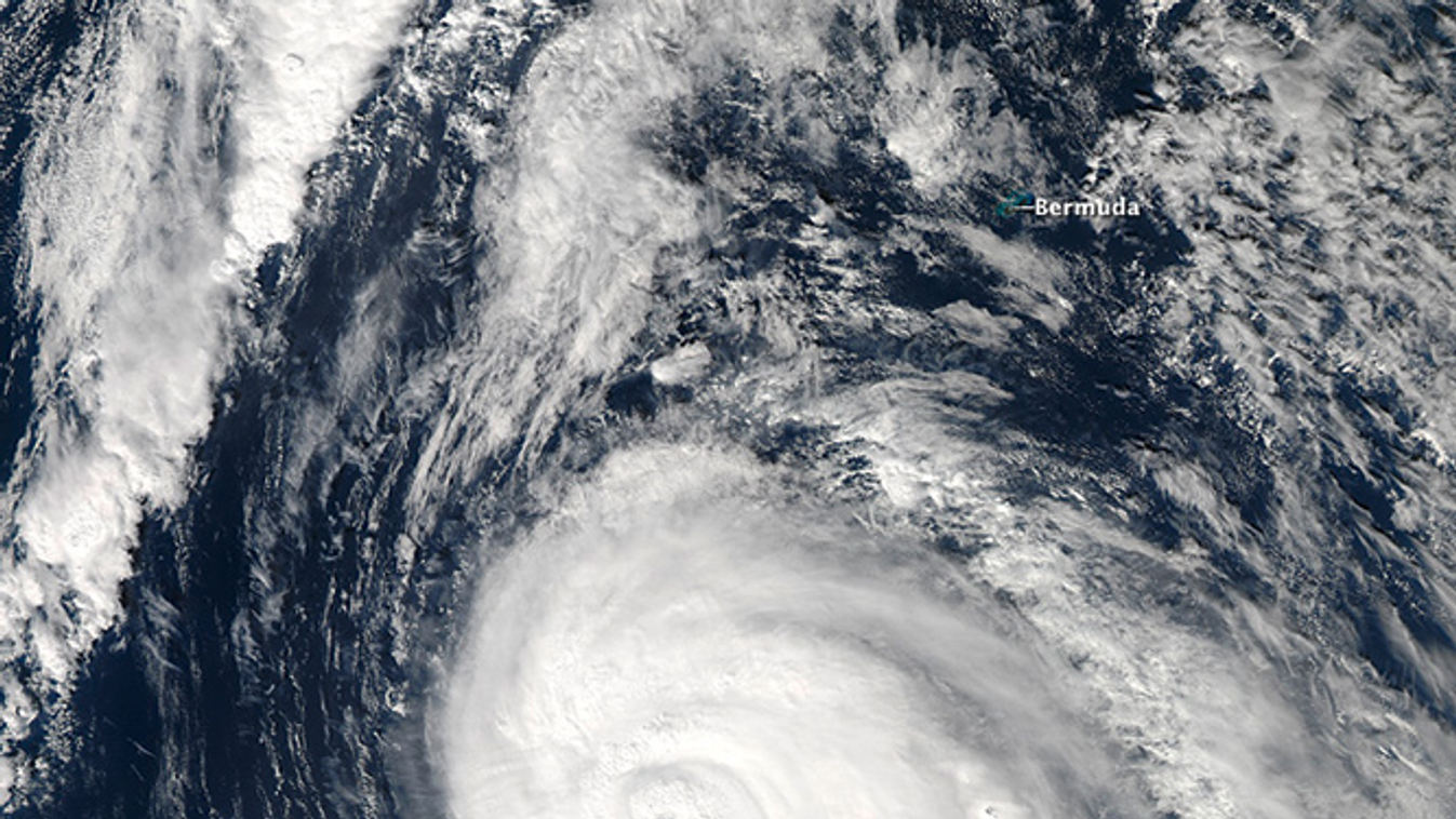 Gonzalo hurrikán, műholdkép 