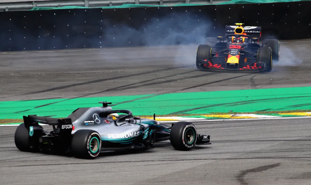 Forma-1, Lewis Hamilton, Mercedes, Max Verstappen, Red Bull, Brazil Nagydíj 2018 
