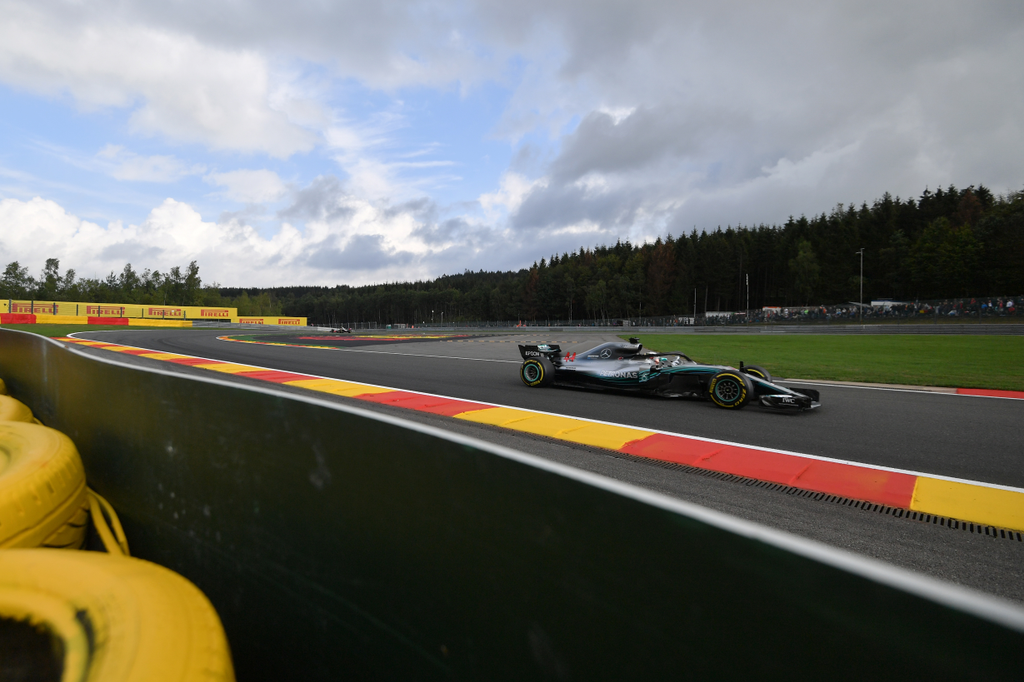 A Forma-1-es Belga Nagydíj pénteki napja, Lewis Hamilton, Mercedes-AMG Petronas 