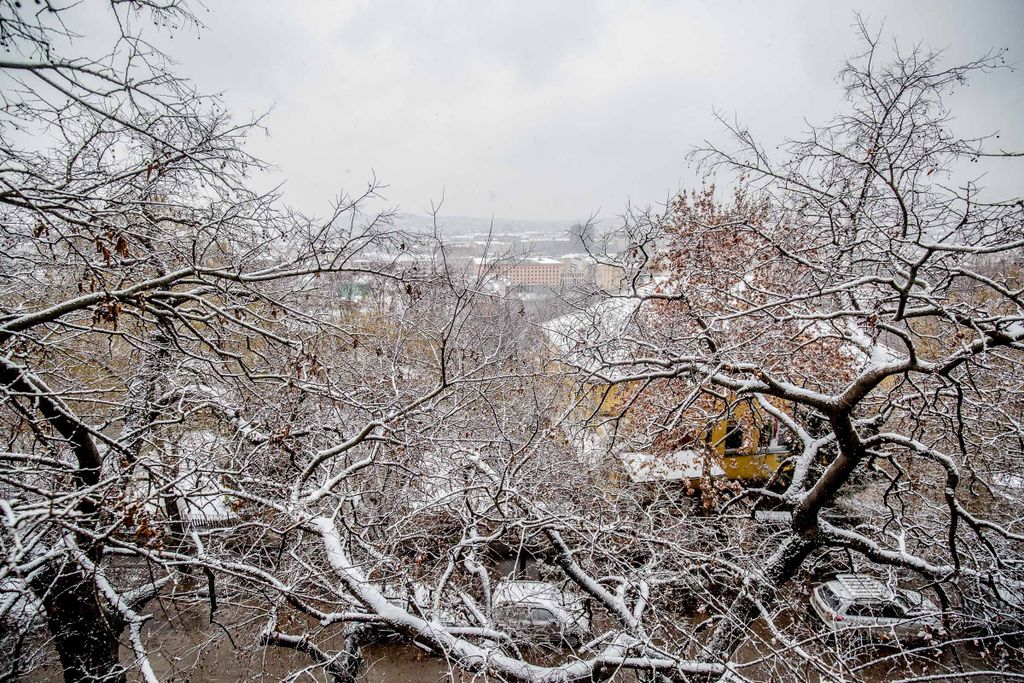 havazás, hó, Budapest, időjárás, tél, város 