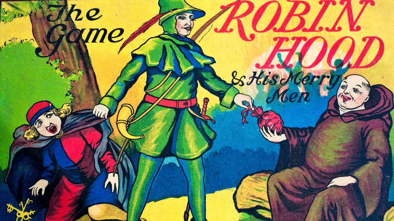 Modern Robin Hoodok, egy brit társasjáték doboza 