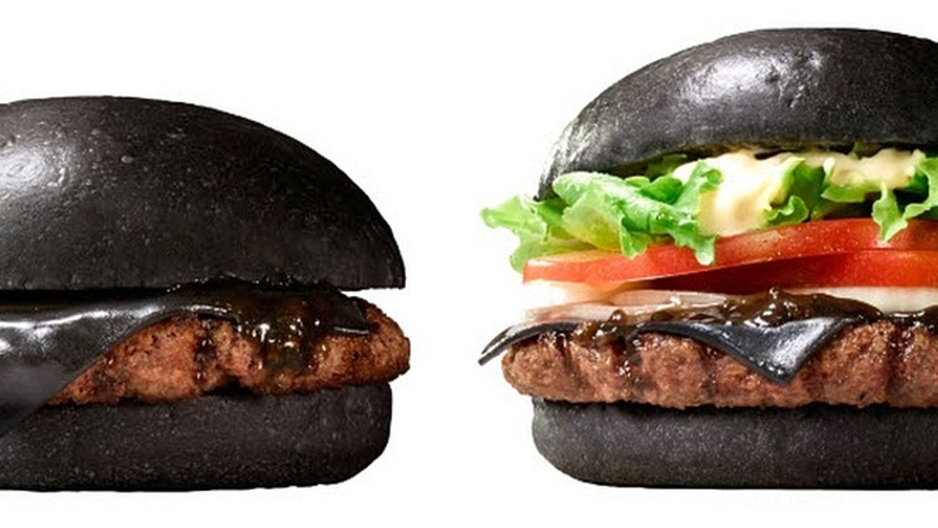 burger king halloween whopper fekete hamburger japán 