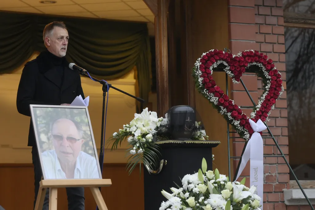 ALBERT Flórián; BALÁZS Ferenc, Balázs Fecó temetése 
