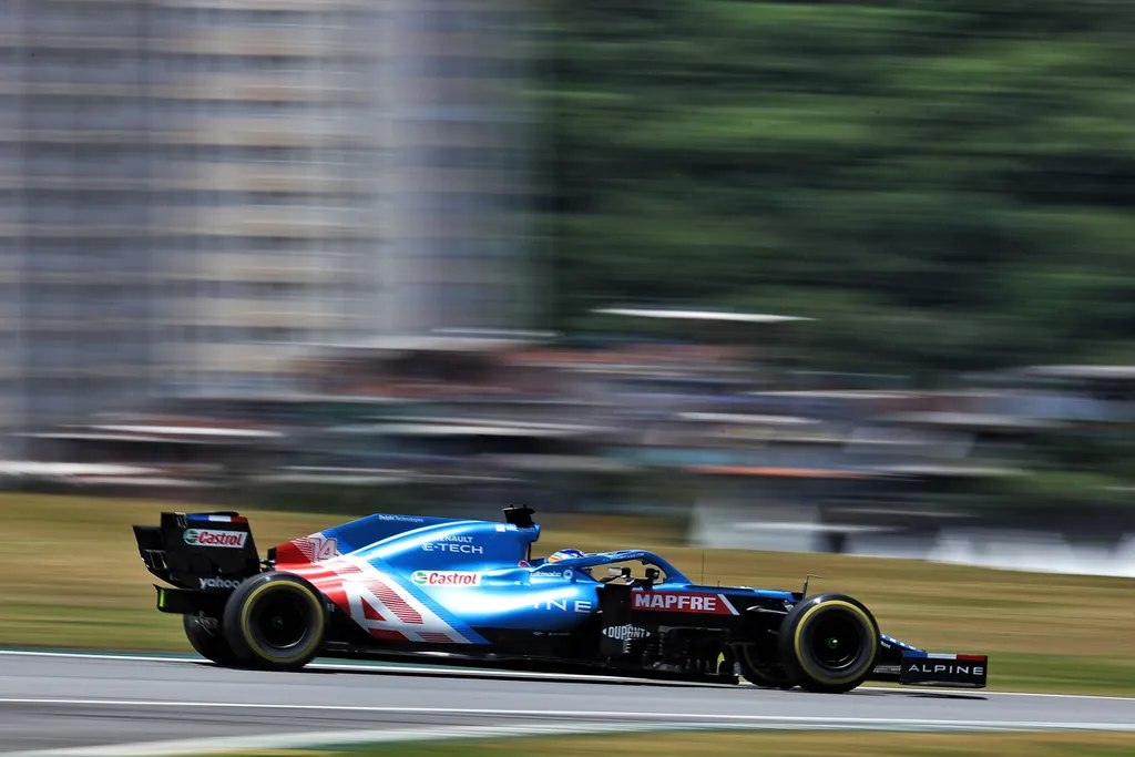 Forma-1, Fernando Alonso, Alpine, Sao Pauló-i Nagydíj 2021, szombat 