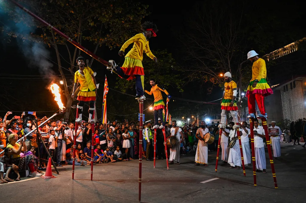 Srí Lanka, Navam Perahera fesztivál, 2023, Colombo, 