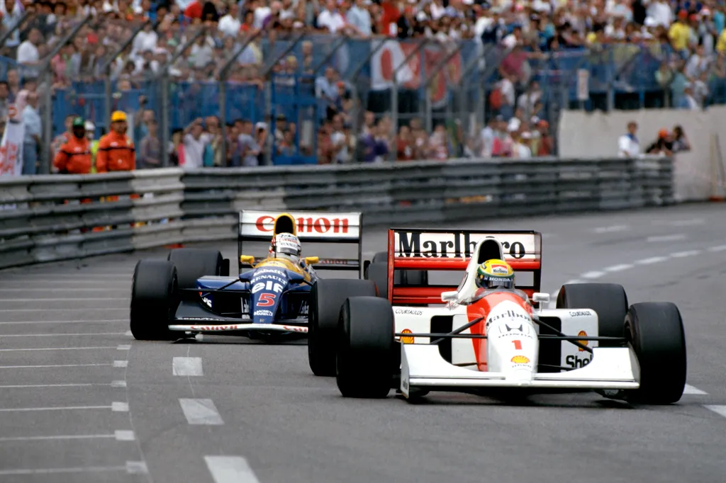 Forma-1-es Monacói Nagydíj, Monaco, Monte-Carlo, 1992, Ayrton Senna, Nigel Mansell, McLaren, Williams 