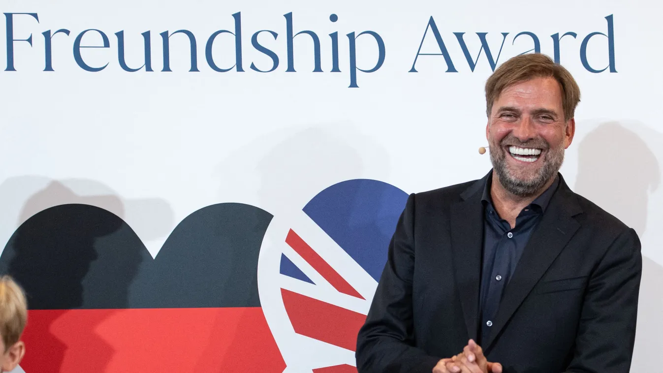 German-British Friendship Award for Jürgen Klopp Human Interest soccer Awards Horizontal 