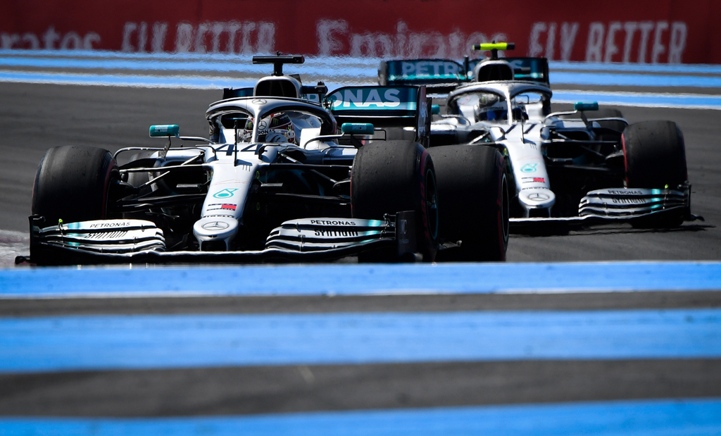 Forma-1, Lewis Hamilton, Valtteri Bottas, Mercedes-AMG Petronas, Francia Nagydíj 