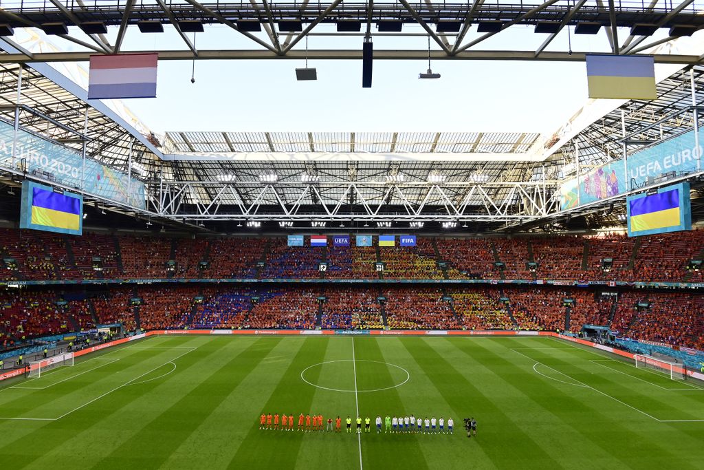 Hollandia - Ukrajna, Foci EB, labdarúgó Európa-bajnokság, Euro 2020, labdarúgás, csoportkör, C csoport, Johan Cruijff Arena, Amszterdam, 2021.06.13. 