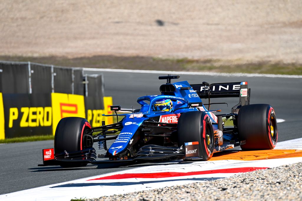Forma-1, Fernando Alonso, Alpine, Holland Nagydíj 2021, szombat 