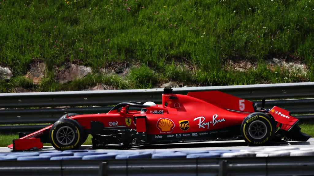 Forma-1, Stájer Nagydíj, Sebastian Vettel, Ferrari 