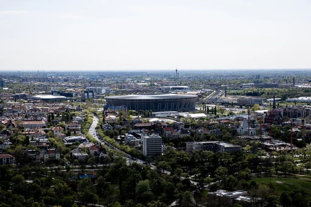 Élményléghajózás, Ballon, Városliget, Panoráma, Busapest, Élményléghajózás a Városligetben, léghajó, kilátás 