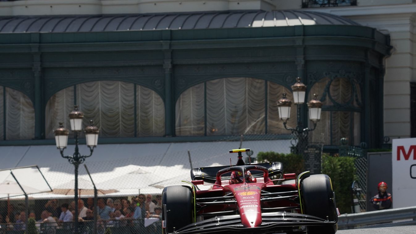 Forma-1, Carlos Sainz, Ferrari, Monacói Nagydíj 2022, péntek 