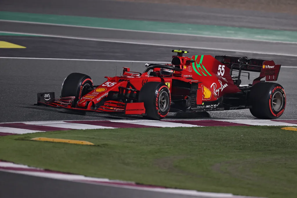 Forma-1, Carlos Sainz, Ferrari, Katari Nagydíj 2021, szombat 