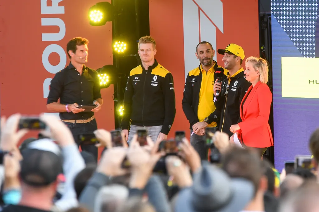 Forma-1, Ausztrál Nagydíj, Melbourne Live, Daniel Ricciardo, Nico Hülkenberg, Cyril Abiteboul, Renault Sport Racing 