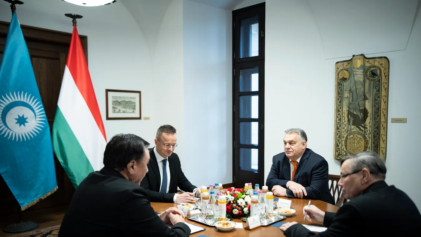SZIJJÁRTÓ Péter, ORBÁN Viktor, Orbán Viktor a Türk Államok Szervezetének főtitkárával tárgyalt 