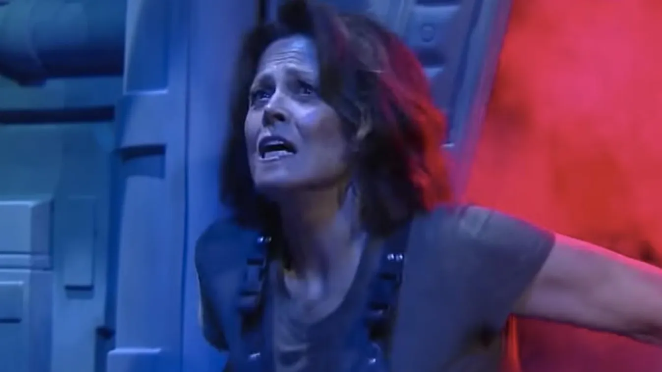 Sigourney Weaver Alien-paródiában 