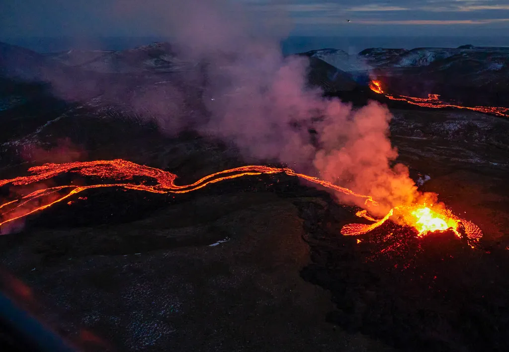 Fagradalsfjall vulkán tűzhányó Izland 