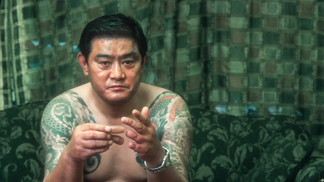 Yakuza maffia tetoválás 