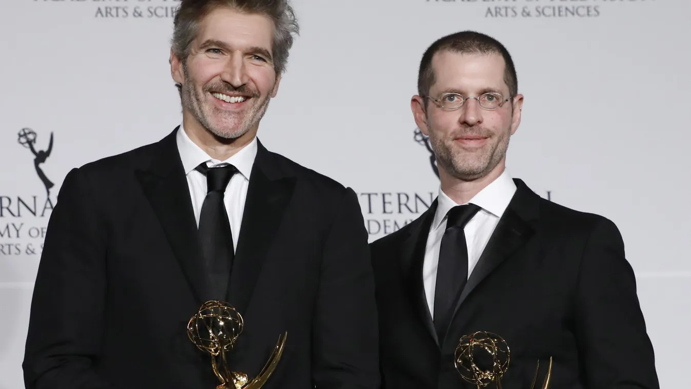 David Benioff (b) és D. B. Weiss, Emmy-díj, 2019 