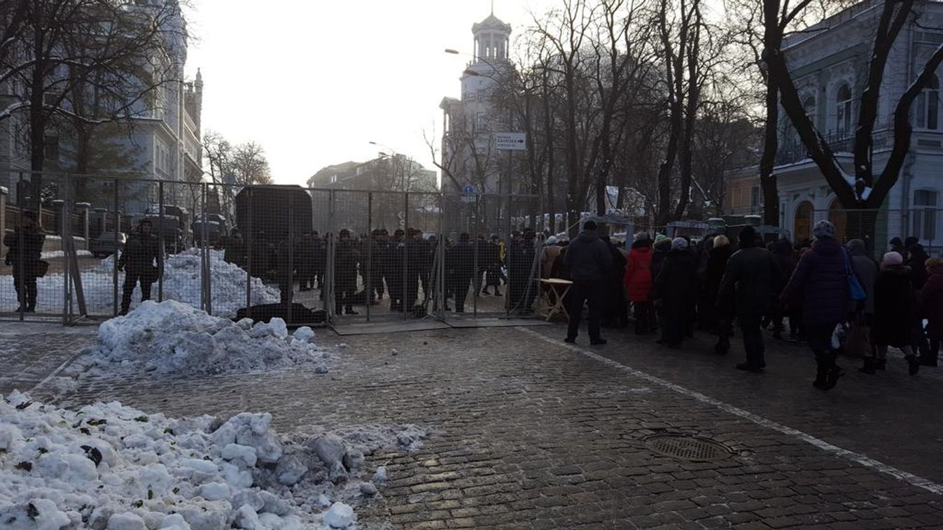 Kijev, demonstráció 