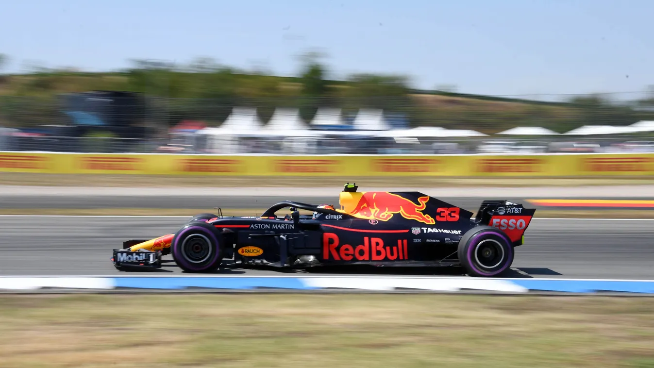 A Forma-1-es Német Nagydíj pénteki napja, Max Verstappen, Red Bull Racing 