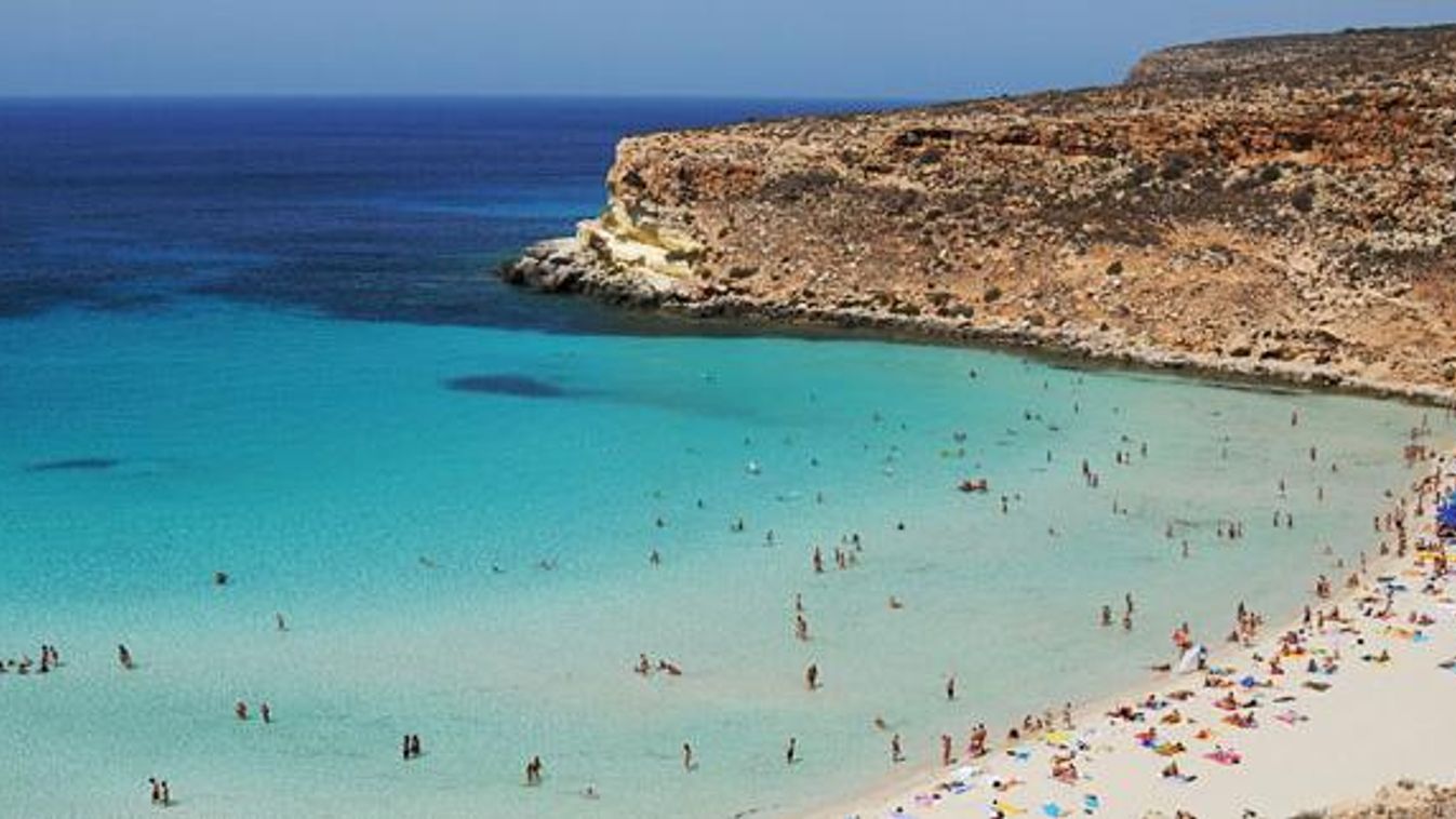1. helyezett: Nyúl-strand, Lampedusa, Olaszország, a világ tíz legjobb strandja 