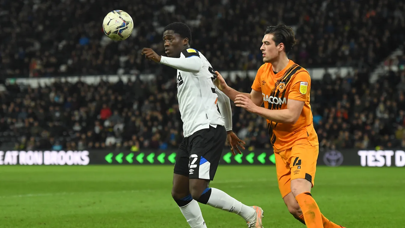 Derby County v Hull City - Sky Bet Championship Football League Season 2020-1 Soccer Tuesday 8th February 2022 Derby County vs Hull City Sky Bet Championship Horizontal FOOTBALL 