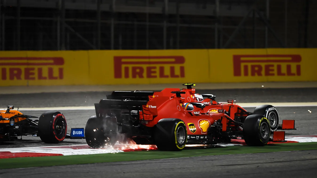 Forma-1, Bahreini Nagydíj, Charles Leclerc, Sebastian Vettel, Ferrari 