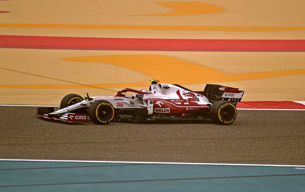 Forma-1, Antonio Giovinazzi, Alfa Romeo, Bahrein teszt 1. nap 