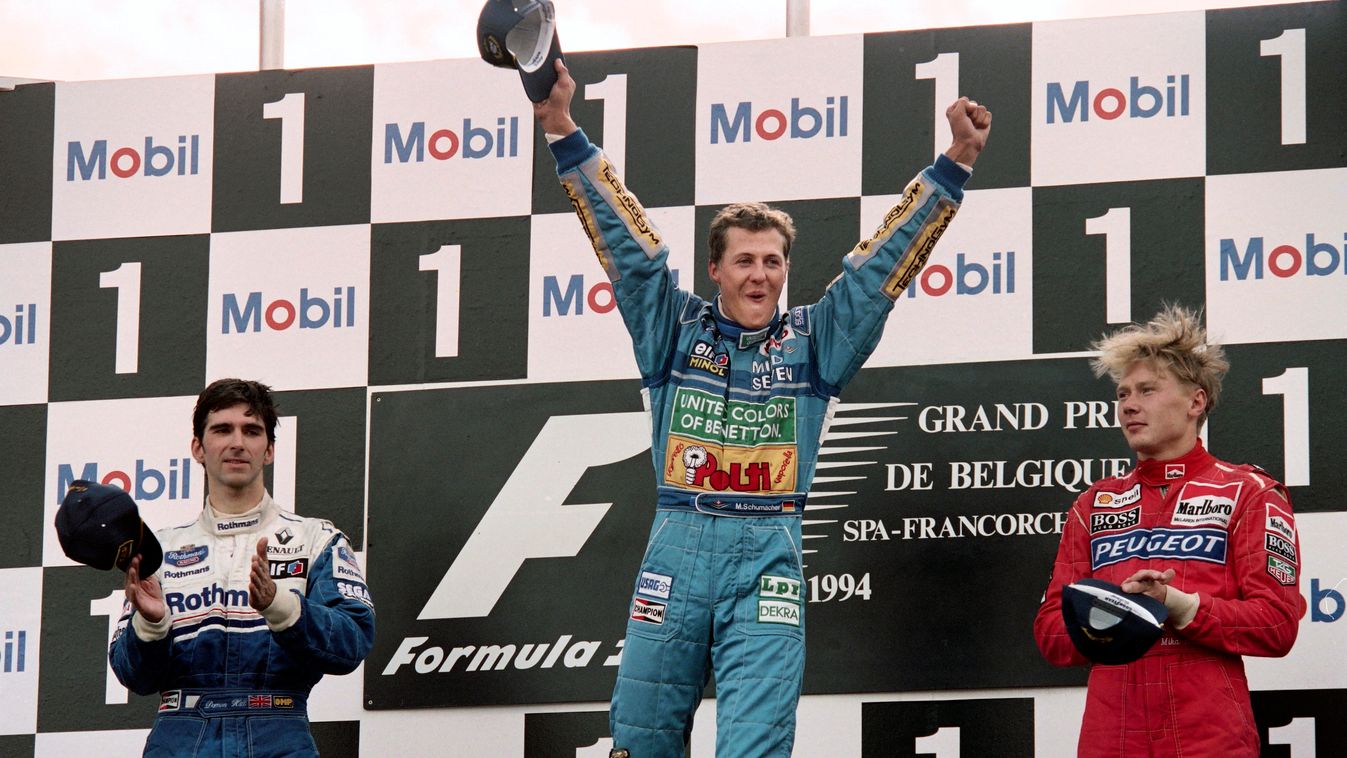 Forma-1, Mika Häkkinen, McLaren Racing, Michael Schumacher, Damon Hill, Belga Nagydíj 1994 