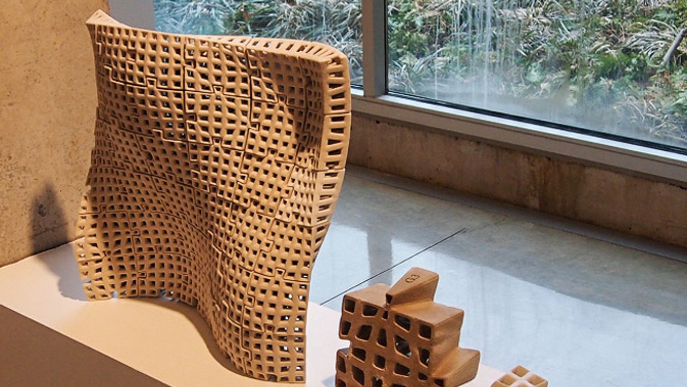 3D nyomtatással készült Polybrick téglák 