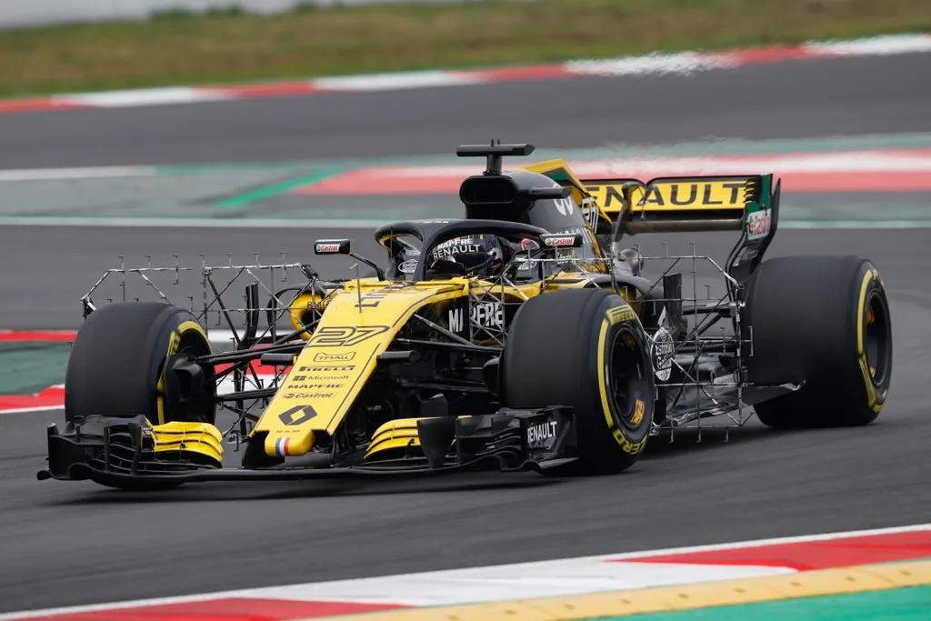 Forma-1, Barcelona tesztelés - 1. nap, Renault, Nico Hülkenberg 